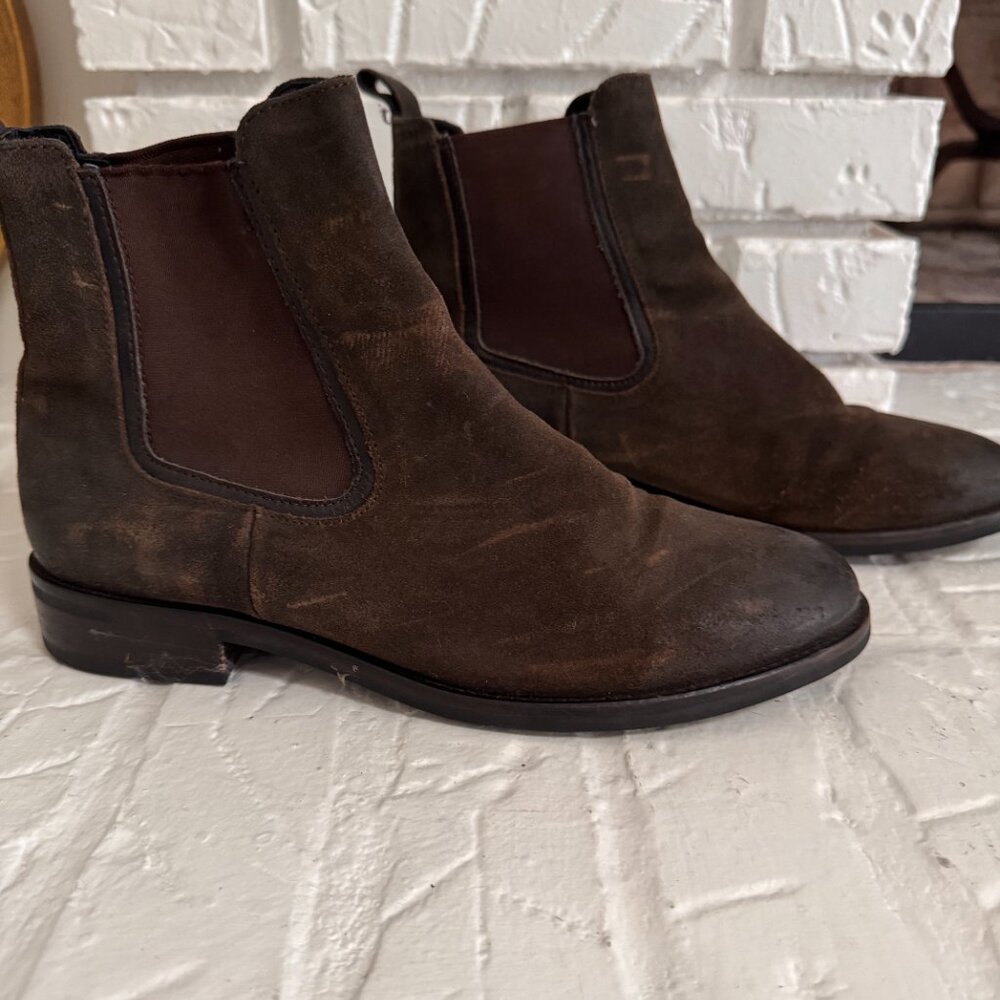 Thursday Boot Company Women's Duchess Dark Brown Suede Boot (size 8)